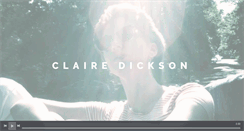 Desktop Screenshot of clairedicksonmusic.com